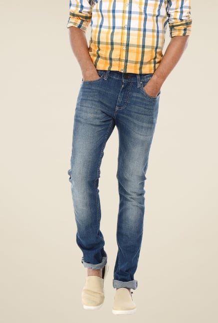 Basics Blue Skinny Fit Jeans Basics Blue Skinny Fit Jeans