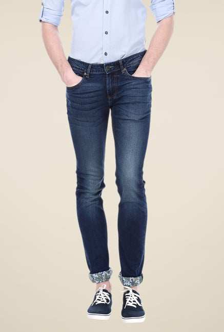 Basics Navy Skinny Fit Jeans Basics Navy Skinny Fit Jeans