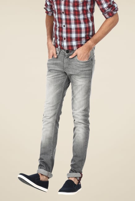 Basics Grey Skinny Fit Jeans Basics Grey Skinny Fit Jeans