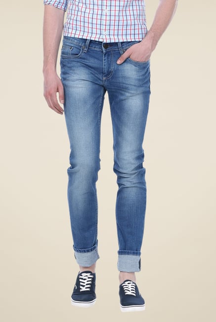 Basics Blue Skinny Fit Jeans Basics Blue Skinny Fit Jeans