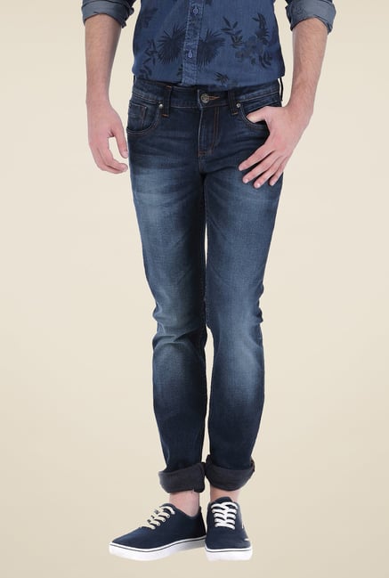 Basics Navy Skinny Fit Jeans Basics Navy Skinny Fit Jeans