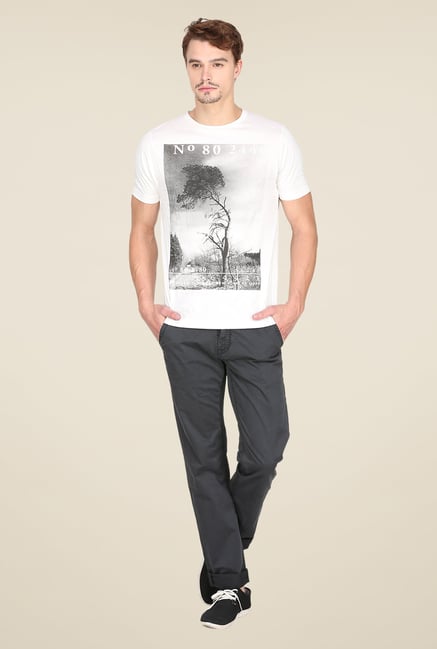 Mufti Grey Slim Fit Chinos Mufti Grey Slim Fit Chinos