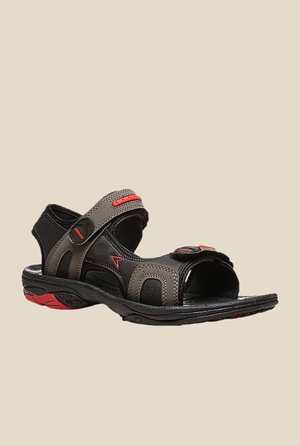 Power Austin Black & Olive Floater Sandals Power Austin Black & Olive Floater Sandals