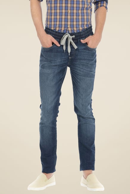 Basics Blue Lightly Washed Jeans Basics Blue Lightly Washed Jeans