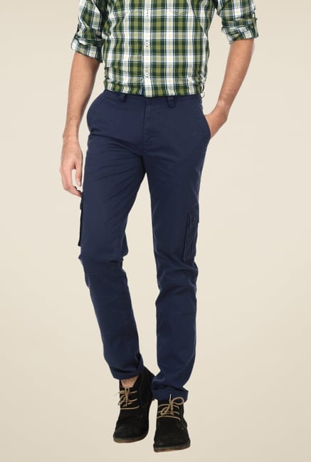 Basics Navy Solid Cargos Basics Navy Solid Cargos