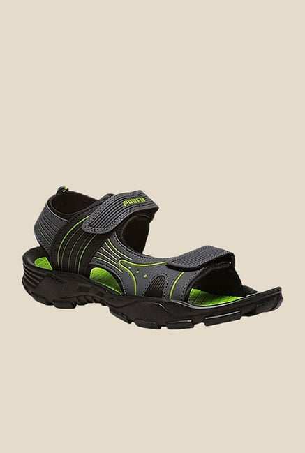 Power Strive Grey & Green Floater Sandals Power Strive Grey & Green Floater Sandals