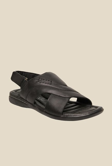 Bata Jaguar Black Back Strap Sandals Bata Jaguar Black Back Strap Sandals