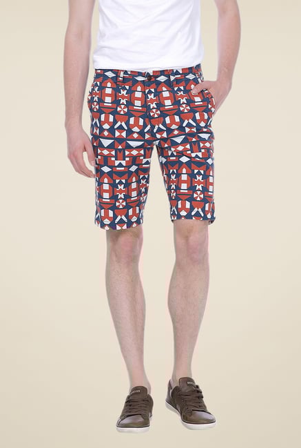 Basics Multicolor Printed Shorts Basics Multicolor Printed Shorts