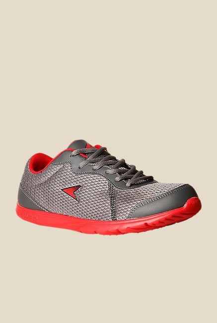 Power Edge Inb314 Grey Running Shoes Power Edge Inb314 Grey Running Shoes