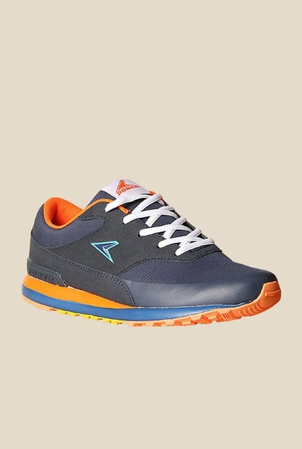 Power Jog Ind9535 Blue & White Running Shoes Power Jog Ind9535 Blue & White Running Shoes