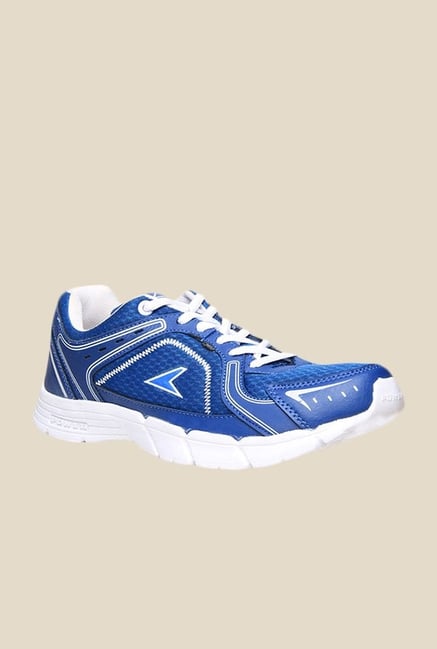Power Lite C 213 Blue & White Running Shoes Power Lite C 213 Blue & White Running Shoes