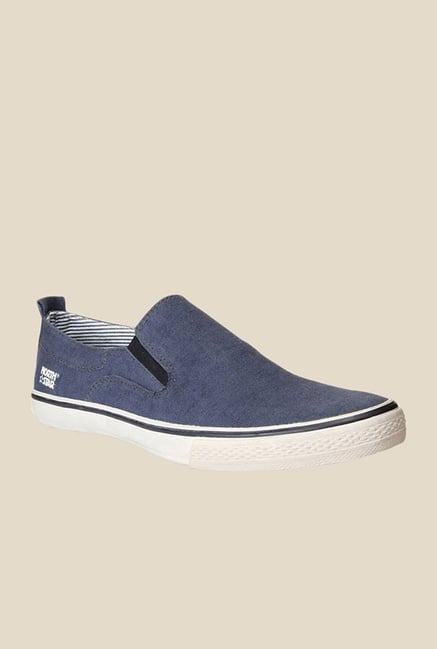 North Star Twin Gore Navy & White Plimsolls North Star Twin Gore Navy & White Plimsolls