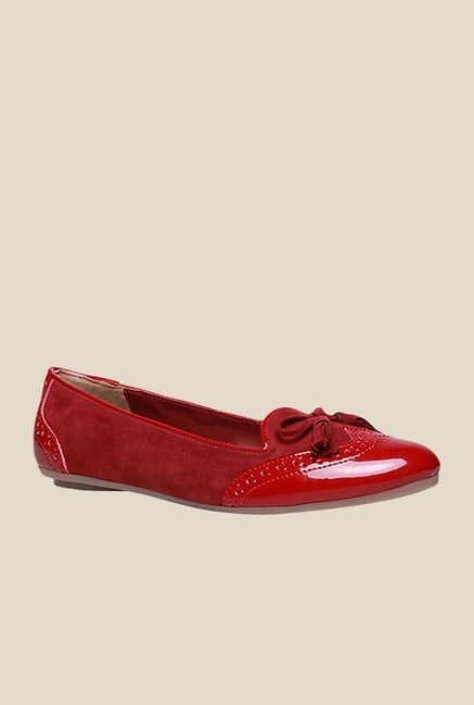 Bata Serayah Red Flat Ballets Bata Serayah Red Flat Ballets