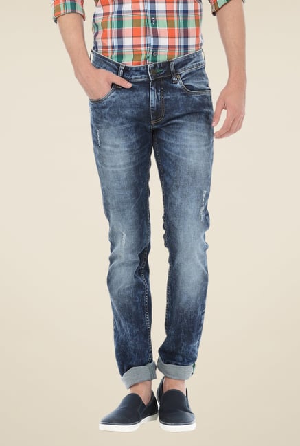 Basics Blue Skinny Fit Jeans Basics Blue Skinny Fit Jeans