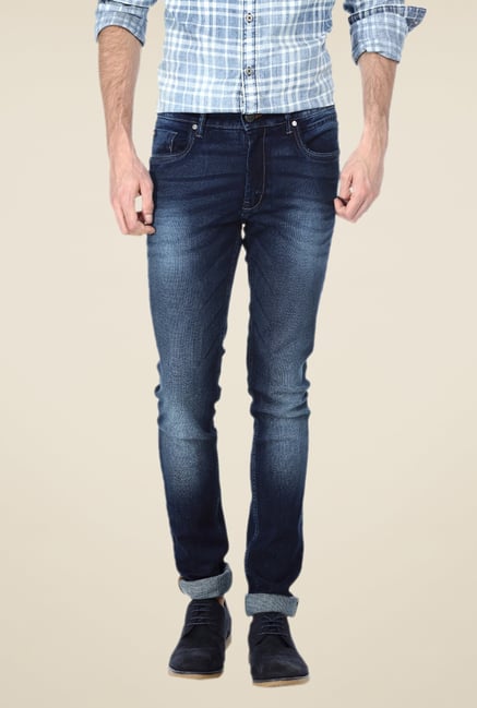 Basics Navy Lightly Washed Jeans Basics Navy Lightly Washed Jeans
