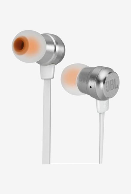 JBL T280A PureBass In the Ear Headphone (Silver) JBL T280A PureBass In the Ear Headphone (Silver)