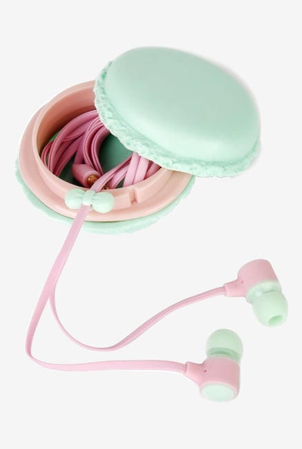 Generic Earphone with Cute Colorful Macaron (Green) Generic Earphone with Cute Colorful Macaron (Green)