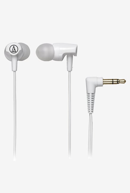 Audio Technica ATH-CLR100 In The Ear Headphones (White) Audio Technica ATH-CLR100 In The Ear Headphones (White)