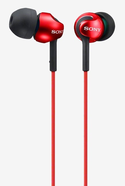 Sony MDR-EX110LP/R EX Monitor Headphones (Red) Sony MDR-EX110LP/R EX Monitor Headphones (Red)