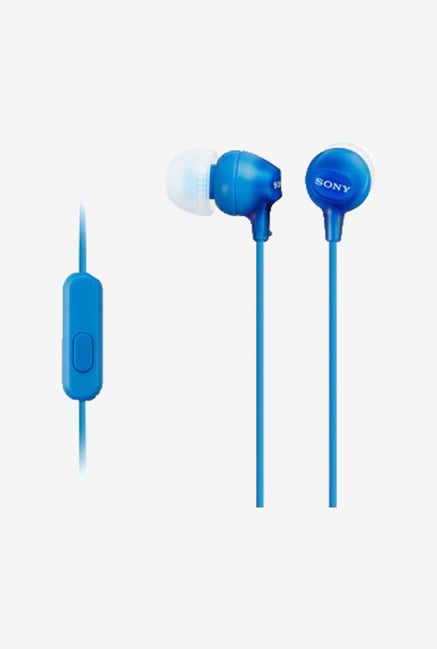 Sony sealed inner ear receiver MDR-EX15AP/LI Blue Sony sealed inner ear receiver MDR-EX15AP/LI Blue