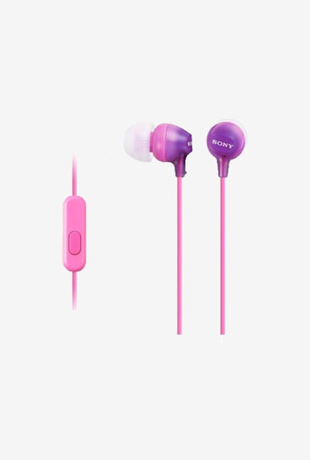 Sony sealed inner ear receiver MDR-EX15AP/V Aqua Violet Sony sealed inner ear receiver MDR-EX15AP/V Aqua Violet