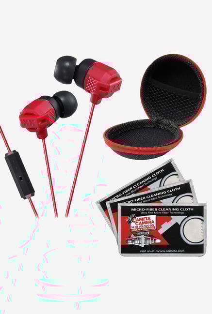 JVC HA-FX102 Inner Ear Headphones with Case (Red) JVC HA-FX102 Inner Ear Headphones with Case (Red)