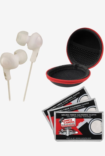 JVC HA-FX5 Gumy PLUS Headphones (White) JVC HA-FX5 Gumy PLUS Headphones (White)
