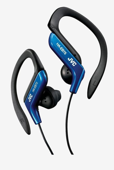 JVC HA EB75 Water-Resistant Active sport Headphones (Blue) JVC HA EB75 Water-Resistant Active sport Headphones (Blue)