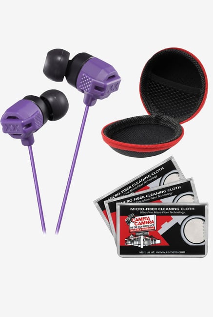 JVC HA-FX102 Inner Ear Headphones with Case (Violet) JVC HA-FX102 Inner Ear Headphones with Case (Violet)