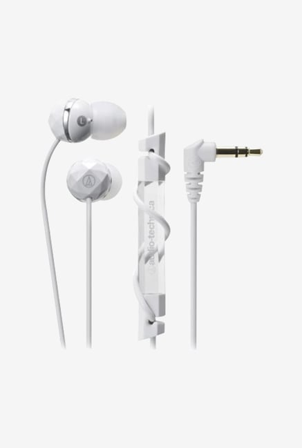 Audio Technica ATH-CKF303 In the Ear Headphone (White) Audio Technica ATH-CKF303 In the Ear Headphone (White)