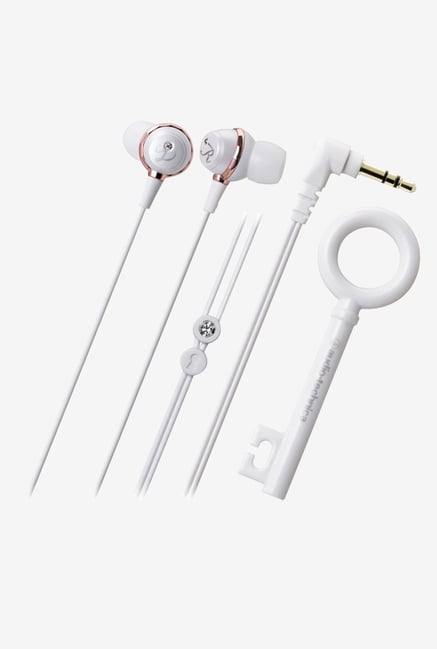 Audio Technica ATHCKF500WH In the Ear Headphones (White) Audio Technica ATHCKF500WH In the Ear Headphones (White)