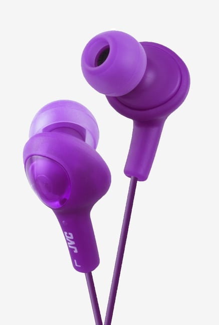 JVC HAFX5V Gumy Plus In The Ear Headphones (Violet) JVC HAFX5V Gumy Plus In The Ear Headphones (Violet)