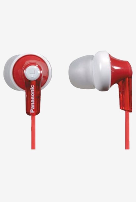Panasonic RP-HJE120-R In The Ear Headphone (Red) Panasonic RP-HJE120-R In The Ear Headphone (Red)