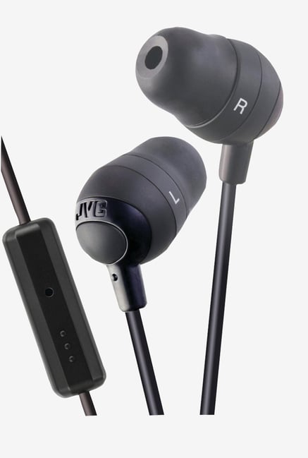 JVC HA-FR37-B Marshmallow In The Ear Headset (Black) JVC HA-FR37-B Marshmallow In The Ear Headset (Black)