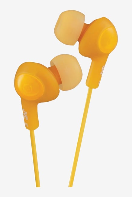 JVC HAFX5D Gumy Plus In The Ear Headphones (Orange) JVC HAFX5D Gumy Plus In The Ear Headphones (Orange)