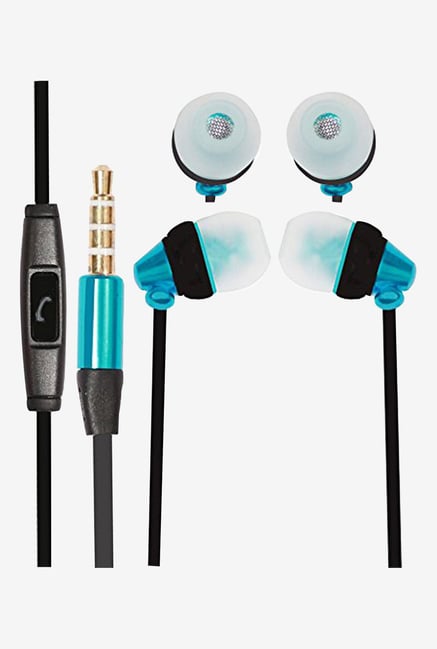 Premium In The Ear Bud Handsfree Headset Earphones (Cyan) Premium In The Ear Bud Handsfree Headset Earphones (Cyan)