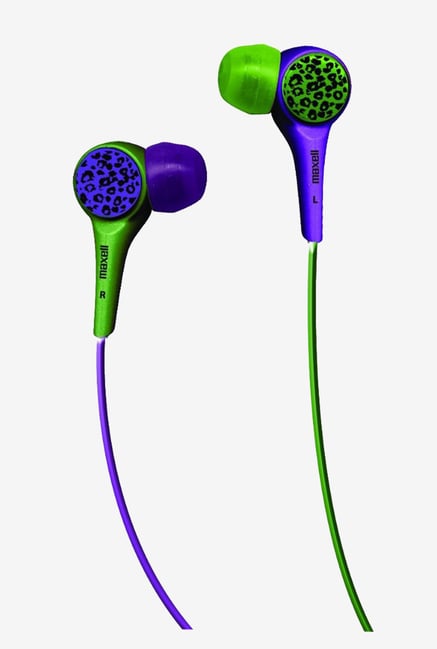 Maxell 190343 Purple and Green In The Ear Buds Maxell 190343 Purple and Green In The Ear Buds