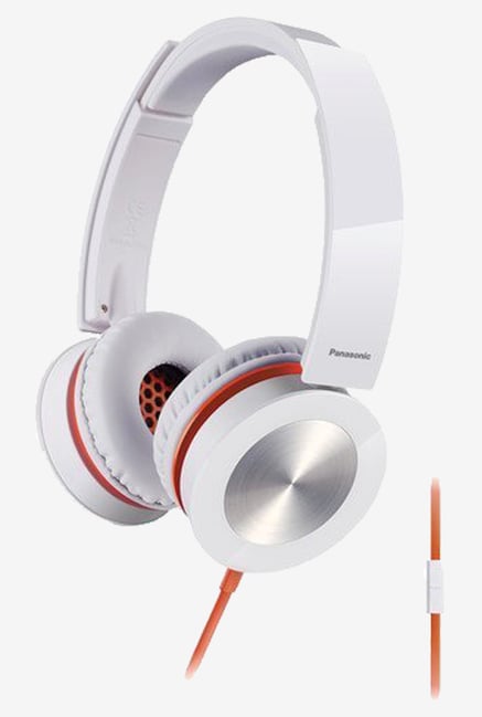 Panasonic 40mm Stereo Water-Resistan Headphones (White) Panasonic 40mm Stereo Water-Resistan Headphones (White)