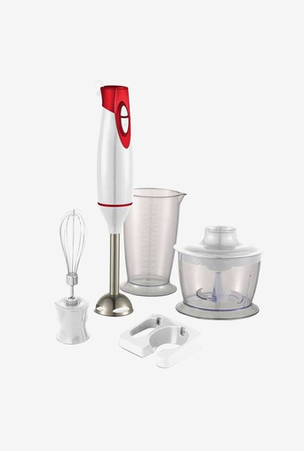 Russell Hobbs RHB402M 400 W Hand Blender (White & Red) Russell Hobbs RHB402M 400 W Hand Blender (White & Red)