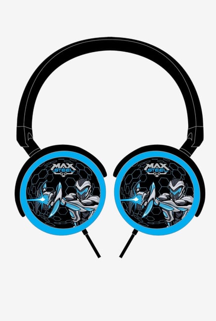 Max Steel ZVMS-1800 3D On The Ear Headphones (Blue) Max Steel ZVMS-1800 3D On The Ear Headphones (Blue)