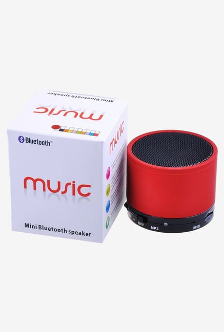 KONARRK Portable Bluetooth Mini Wireless Speaker (Red) KONARRK Portable Bluetooth Mini Wireless Speaker (Red)