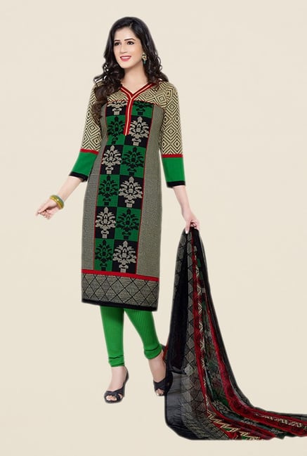 Salwar Studio Multicolor Printed Dress Material Salwar Studio Multicolor Printed Dress Material