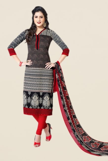 Salwar Studio Multicolor Printed Dress Material Salwar Studio Multicolor Printed Dress Material