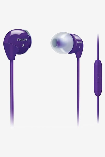 Philips SHE3595PP/28 In-Ear Headset (Purple) Philips SHE3595PP/28 In-Ear Headset (Purple)