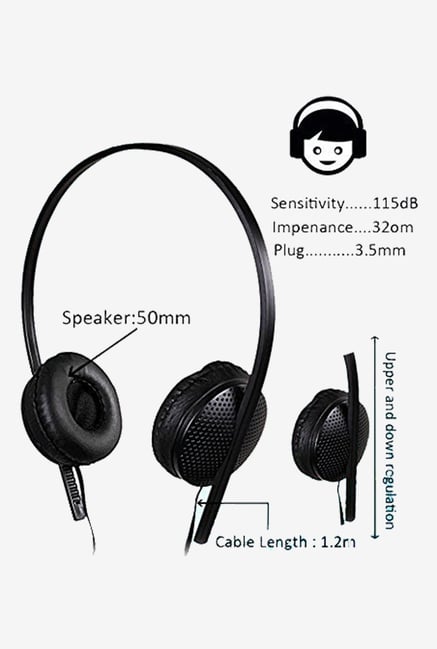 KolorEdge 4353-HEADPHONE29 On the Ear Headphone (Black) KolorEdge 4353-HEADPHONE29 On the Ear Headphone (Black)