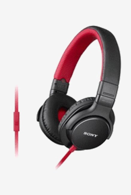 Sony Stereo Headphones With Mic (Red) Sony Stereo Headphones With Mic (Red)