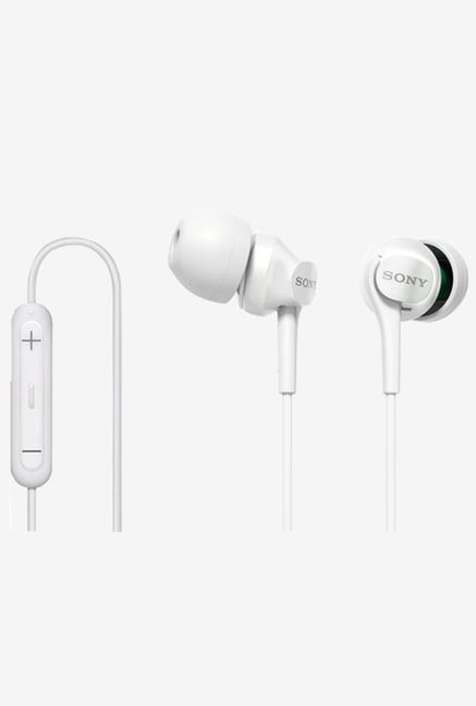 Sony Headphones With iOS Remote & Mic Volume Control(White) Sony Headphones With iOS Remote & Mic Volume Control(White)