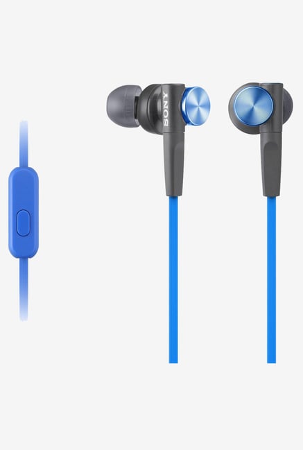 Sony MDR-XB50AP In the Ear (XB) Headphones with Mic (Blue) Sony MDR-XB50AP In the Ear (XB) Headphones with Mic (Blue)