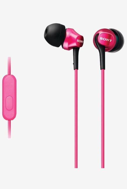 Sony SNYREX100APP In-Ear Headphone Earbuds With Mic (Pink) Sony SNYREX100APP In-Ear Headphone Earbuds With Mic (Pink)