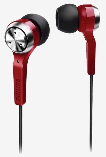 Philips SHE8500 RD In the Ear Headphones (Red) Philips SHE8500 RD In the Ear Headphones (Red)